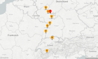 Emerald Destiny - Der majestätische Rhein- und Gletscherexpress Reiseroute